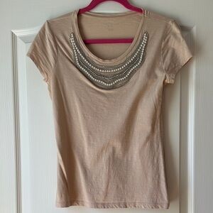 Embellished Light Pink Women's Top